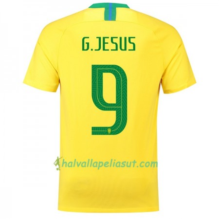 Jalkapallo Pelipaidat Brasilia G.Gesus 9 World Cup 2018 Kotipaita